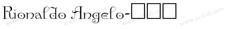Rionaldo Angelo字体转换